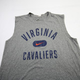 Virginia Cavaliers Nike Dri-Fit Sleeveless Shirt Men's Gray Used M-TOPS-158191