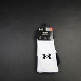Under Armour Socks Men's White/Black New with Tags 7-8.5-ACCS-007330