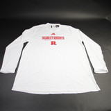 Rutgers Scarlet Knights adidas Long Sleeve Shirt Men's Multiple Sizes TOPS-157924