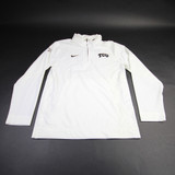 TCU Horned Frogs Nike Pullover Men's White Used Multiple Sizes TOPS-157886