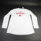 Rutgers Scarlet Knights adidas Long Sleeve Shirt Men's New with Tags LT TOPS-157842