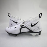 Nike Alpha Menace Football Cleat Men's White Used Multiple Sizes CLEA-014689