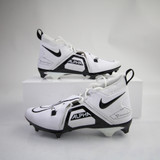 Nike Alpha Menace Football Cleat Men's White Used Multiple Sizes CLEA-014689