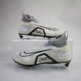 Nike Alpha Menace Football Cleat Men's Off-White Used 15W CLEA-014690