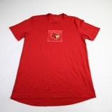 Louisville Cardinals adidas Short Sleeve Shirt Men's Red Used S TOPS-158559