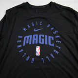 Orlando Magic Nike NBA Authentics Dri-Fit Long Sleeve Shirt Men's Black Used XLT-TOPS-158576