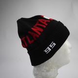 Atlanta Falcons New Era Winter Hat Unisex Black/Red Used LG/XL-HATS-014601