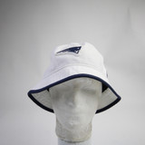 New England Patriots New Era Bucket Hat Men's White/Navy Used LG/XL-HATS-014594
