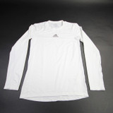 adidas Primegreen Long Sleeve Shirt Men's White Used M TOPS-158313