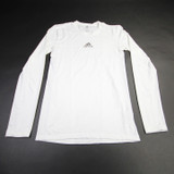 adidas Long Sleeve Shirt Men's White Used-TOPS-158505