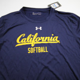 California Golden Bears Under Armour HeatGear Long Sleeve Shirt Men's Navy New XL-TOPS-158592