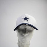 Dallas Cowboys New Era 9seventy Snap-Back Hat Unisex White/Navy Used OSFM-HATS-014685