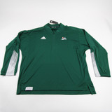 Miami Hurricanes adidas Primeblue Pullover Women's Green New with Tags XL TOPS-159269