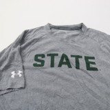 CSU Rams Under Armour Short Sleeve Shirt Women's Gray Used S-TOPS-158998