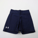 Under Armour HeatGear Compression Shorts Women's Navy Used M SHOR-034656