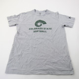 CSU Rams Under Armour Short Sleeve Shirt Women's Gray Used S-TOPS-158992