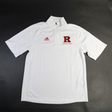 Rutgers Scarlet Knights adidas Climalite Pullover Men's White New with Tags S TOPS-159398