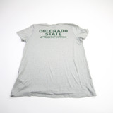 CSU Rams Under Armour Short Sleeve Shirt Women's Gray Used Multiple Sizes TOPS-158874