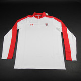 Texas Tech Red Raiders Under Armour Pullover Men's White New with Tags M TOPS-159496