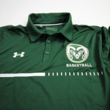 CSU Rams Under Armour Polo Men's Dark Green Used L-TOPS-158791