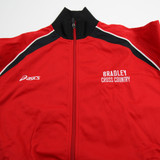Bradley Braves Asics Jacket Men's Red/Black New L-TOPS-159521