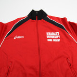 Bradley Braves Asics Jacket Men's Red Used Multiple Sizes TOPS-159523