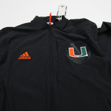 Miami Hurricanes adidas Jacket Women's Black New with Tags Multiple Sizes TOPS-159559