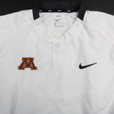 Minnesota Golden Gophers Nike Pullover Women's White Used M TOPS-159619
