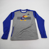 Kansas Jayhawks adidas Sweatshirt Men's Gray Used XS TOPS-159660