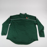 Miami Hurricanes adidas Pullover Women's Green New with Tags XXL TOPS-159757