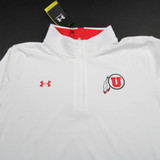 Utah Utes Under Armour Pullover Women's White New with Tags XL TOPS-159780