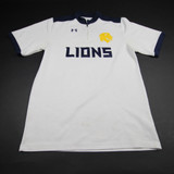 East Texas Lions Under Armour Pullover Men's White Used Multiple Sizes TOPS-159788