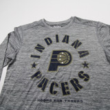 Indiana Pacers Fanatics Long Sleeve Shirt Men's Gray/Heather New-TOPS-159838
