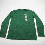 New York Jets Nike NFL On Field Long Sleeve Shirt Men's Green/Heather New M-TOPS-159844