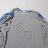 Los Angeles Chargers Nike NFL On Field Long Sleeve Shirt Men's Gray Used XXL TOPS-159954