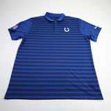 Indianapolis Colts Nike NFL On Field Dri-Fit Polo Men's Blue Used XL TOPS-159093