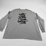 Los Angeles Chargers Nike Nike Tee Long Sleeve Shirt Men's Gray Used 3XL TOPS-160028