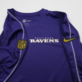 Baltimore Ravens Nike NFL On Field Dri-Fit Long Sleeve Shirt Men's Purple Used S-TOPS-160052