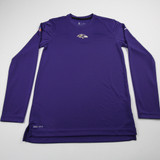 Baltimore Ravens Nike NFL On Field Dri-Fit Long Sleeve Shirt Men's Used S TOPS-160054