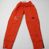 Miami Hurricanes adidas Athletic Pants Men's Orange Used Multiple Sizes PNTS-033111