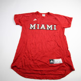 Miami RedHawks adidas Game Jersey - Softball Women's Red Used L JRSY-009454