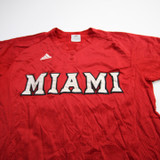 Miami RedHawks adidas Game Jersey - Softball Women's Red Used L JRSY-009454