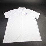 California Golden Bears Nike Dri-Fit Polo Men's White Used XL TOPS-158758