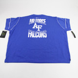 Air Force Falcons Nike Dri-Fit Short Sleeve Shirt Women's Blue New-TOPS-160393