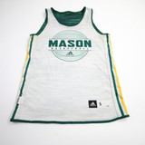 George Mason Patriots adidas Practice Jersey - Basketball Men's Green Used S JRSY-009504