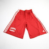 Miami RedHawks adidas Practice Shorts Men's Red New with Tags MT SHOR-034809