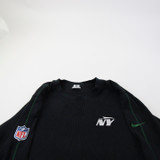 New York Jets Nike NFL On Field Sweatshirt Men's Black Used XXL TOPS-160100
