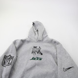 New York Jets Nike NFL On Field Sweatshirt Men's Gray Used Multiple Sizes TOPS-160108