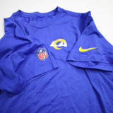 LA Rams Nike NFL On Field Dri-Fit Short Sleeve Shirt Men's Blue Used-TOPS-160394