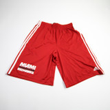 Miami RedHawks adidas Practice Shorts Men's Red New with Tags LT SHOR-034860